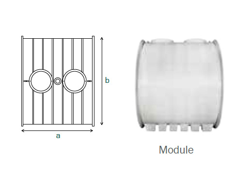 Underground Modular Tank - Dome - Module